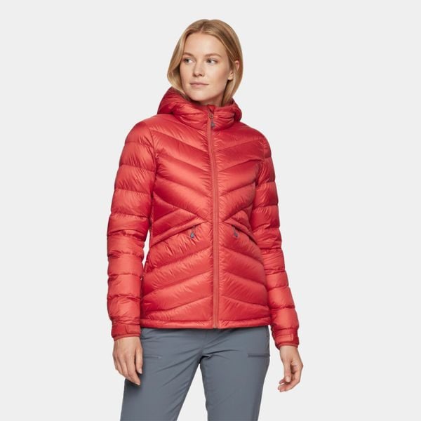 Kurtka puchowa damska Alpinus Rocca. Czerwone kurtki Alpinus, l, z aplikacjami, z materiału, z kapturem. Za 619.00 zł.