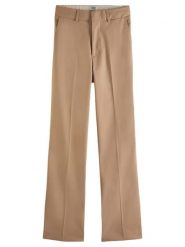 Scotch & Soda Spodnie chino w kolorze beżowym rozmiar: W31. Brązowe chinosy Scotch & Soda, bez wzorów, z podwyższonym stanem. Za 185.32 zł.