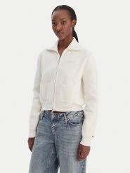 Tommy Jeans Kardigan Cozy Sript DW0DW22029 Écru Regular Fit. Swetry Tommy Jeans, xs, bez wzorów, z jeansu, bez ramiączek. Za 489.99 zł.