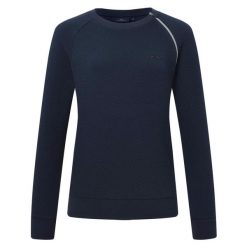 Bluza damska HV Polo Monica. Niebieskie bluzy HV POLO, l, z aplikacjami, z dzianiny, bez kaptura, do jazdy konnej. Za 236.50 zł.