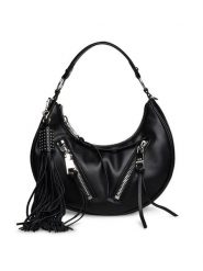 Steve Madden Torebka Bcosmic Crossbody SM13001357-02002-BLK Czarny. Czarne torebki klasyczne Steve Madden, bez wzorów, ze skóry, bez dodatków. Za 249.99 zł.