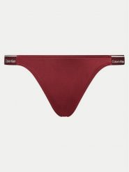 Calvin Klein Swimwear Dół od bikini KW0KW02732 Bordowy. Czerwone bikini Calvin Klein Swimwear, bez wzorów, z syntetyku. Za 169.99 zł.