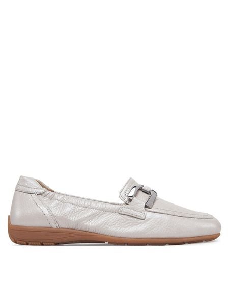 Caprice Półbuty 9-24600-44 Écru. Białe półbuty wsuwane Caprice, bez wzorów, bez obcasa, na płaskiej podeszwie. Za 429.99 zł.