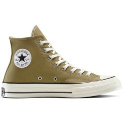 Buty sportowe Converse Chuck 70. Brązowe buty treningowe Converse, bez wzorów, z materiału, bez zapięcia. Za 490.00 zł.