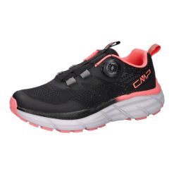 Buty turystyczne damskie niskie CMP Rahmsy FitGo. Czarne trekkingi CMP, bez wzorów, z gumy, bez zapięcia, trekkingowe. Za 303.00 zł.