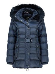 Canadian Peak Parka "Aimeraudeak" w kolorze granatowym rozmiar: L. Niebieskie płaszcze Canadian Peak, l, bez wzorów, z tkaniny, bez kaptura. Za 528.34 zł.