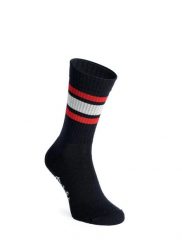Skarpety merino Devold Archive Merino Sock. Czarne skarpetki Devold, bez wzorów, z elastanu. Za 153.99 zł.