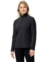 Jack Wolfskin Bluza polarowa "Taununs" w kolorze czarnym rozmiar: L. Czarne bluzy bez kaptura Jack Wolfskin, l, bez wzorów, z polaru. Za 119.12 zł.