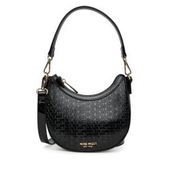 Torebka Nine West. Czarne torebki klasyczne Nine West, bez wzorów, klasyczne, bez dodatków. Za 169.99 zł.
