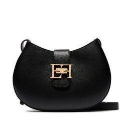 Torebka Elisabetta Franchi. Czarne listonoszki Elisabetta Franchi, bez wzorów, bez dodatków. Za 3,939.00 zł.