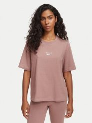 Reebok T-Shirt Gisela RK25709CCW Beżowy Regular Fit. Brązowe t-shirty Reebok, xs, bez wzorów, z bawełny, bez kołnierzyka, bez ramiączek. Za 79.99 zł.