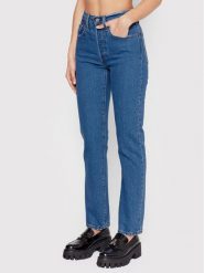 Levi's® Jeansy 501® Crop 36200-0225 Niebieski Cropped Fit. Niebieskie jeansy s, bez wzorów, z bawełny. Za 379.99 zł.