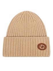 Guess Czapka AW5638 POL01 Beżowy. Brązowe czapki zimowe Guess, z aplikacjami, z wiskozy. Za 154.99 zł.