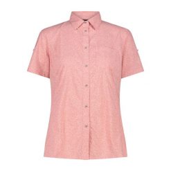 Koszula damska CMP. Czerwone koszule CMP, bez wzorów, sportowe, bez kołnierzyka, bez ramiączek. Za 241.50 zł.