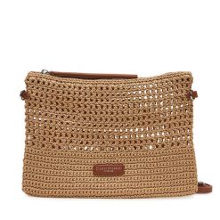 Torebka Gianni Chiarini. Brązowe listonoszki Gianni Chiarini, bez wzorów, bez dodatków. Za 239.99 zł.