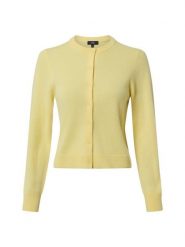 IPURI Damski kardigan z kaszmiru Kobiety Kaszmir żółty jednolity, XS. Żółte swetry IPURI, xs, bez wzorów, z kaszmiru, bez ramiączek. Za 799.95 zł.