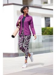 WITT WEIDEN Legginsy w kolorze czarno-fioletowym rozmiar: 44/46. Czarne legginsy WITT WEIDEN, bez wzorów. Za 43.99 zł.