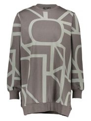 ONLY Bluza w kolorze brązowo-jasnozielonym rozmiar: S. Szare bluzy ONLY, s, bez wzorów, bez ramiączek, bez kaptura. Za 88.02 zł.