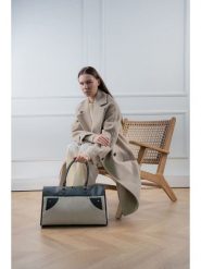 Christian Laurier Skórzana torba podróżna "Jay" w kolorze czarno-białym - 45 x 28 x 17 cm rozmiar: onesize. Białe torby podróżne Christian Laurier, bez wzorów, z materiału, przez ramię. Za 347.99 zł.