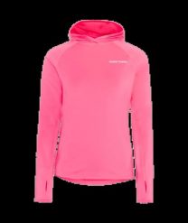 Bluza damska z kapturem Kari Traa Sanne. Czerwone bluzy z kapturem Kari Traa, l, bez wzorów, z elastanu, z kapturem, trekkingowe. Za 360.10 zł.