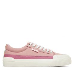 Trampki Roxy. Czerwone trampki Roxy, bez wzorów, bez zapięcia. Za 129.99 zł.