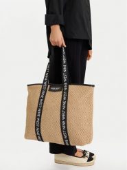 Nine West Torebka CEO-Avenia-LA374-4513-6 Beżowy. Brązowe torebki klasyczne Nine West, bez wzorów, z syntetyku, bez dodatków. Za 99.99 zł.