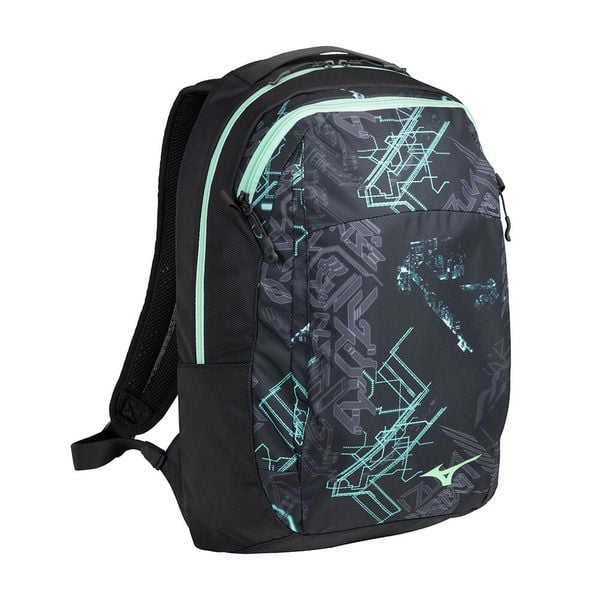 Plecak miejski na laptopa Mizuno Waso 20L Backpack. Czarne plecaki Mizuno, bez wzorów, bez dodatków. Za 359.00 zł.