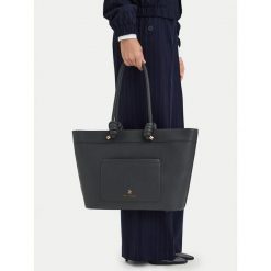 Torebka Beverly Hills Polo Club. Szare shopper bag Beverly Hills Polo Club, bez wzorów, bez dodatków. Za 299.99 zł.