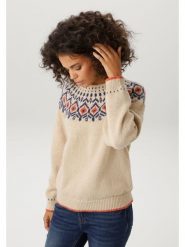 Aniston Sweter w kolorze beżowym rozmiar: 44. Brązowe swetry Aniston, bez wzorów, bez ramiączek. Za 130.99 zł.