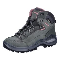 Buty trekkingowe damskie Lowa Renegade Evo Mid Gtx. Czerwone buty trekkingowe Lowa, z materiału, za kostkę, bez zapięcia. Za 1,144.00 zł.