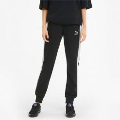 Spodnie Puma Iconic T7, Czarny, Kobiety. Czarne spodnie dresowe Puma, bez wzorów, z materiału. Za 290.00 zł.