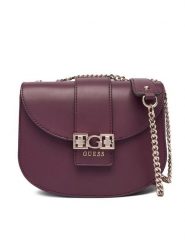 Guess Torebka HWVG98 91210 Fioletowy. Fioletowe kopertówki Guess, z aplikacjami, ze skóry, wizytowe, bez dodatków. Za 529.99 zł.