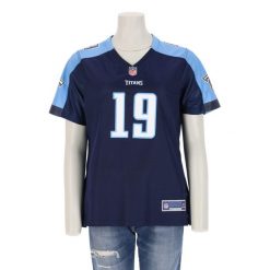 Second life - Koszulka Tennessee Titans NFL dla kobiet - Jak nowy. Niebieskie t-shirty sportowe NFL, bez wzorów, bez ramiączek. Za 149.06 zł.
