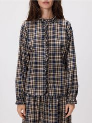 Koszula w kratę - wielobarwny. Koszule Reserved, l, bez wzorów, z tkaniny, bez kołnierzyka, bez ramiączek. Za 139.99 zł.