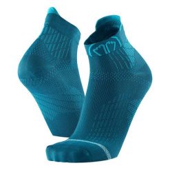 Skarpety do biegania dla kobiety Sidas Run Anatomic Ankle Lady wysokosc kostki. Niebieskie skarpetki SIDAS, bez wzorów, z elastanu. Za 79.00 zł.