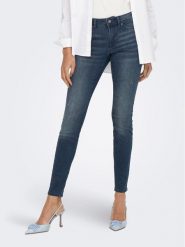 ONLY Jeansy 15233288 Niebieski Skinny Fit. Niebieskie jeansy ONLY, xs, bez wzorów, z jeansu. Za 109.99 zł.