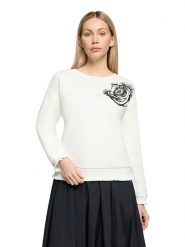 CARTOON Bluza w kolorze kremowym rozmiar: 42. Brązowe bluzy Cartoon, bez wzorów, bez kaptura. Za 124.95 zł.