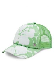 Roxy Czapka z daszkiem ERJHA04268 Zielony. Zielone czapki z daszkiem Roxy, bez wzorów, z materiału. Za 79.99 zł.