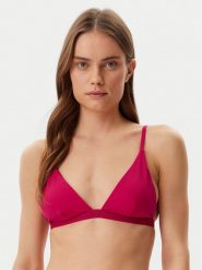 Tommy Hilfiger Góra od bikini UW0UW05801 Różowy. Czerwone bikini Tommy Hilfiger, bez wzorów, z syntetyku. Za 119.99 zł.
