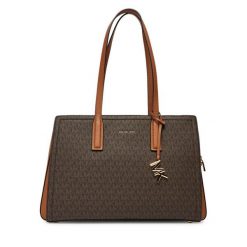 Torebka MICHAEL Michael Kors. Brązowe torebki klasyczne MICHAEL Michael Kors, bez wzorów, klasyczne, bez dodatków. Za 799.99 zł.