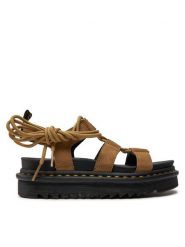 Dr. Martens Sandały Nartilla 31738439 Brązowy. Brązowe sandały Dr Martens, bez wzorów, ze skóry, bez obcasa, na płaskiej podeszwie, bez zapięcia. Za 429.99 zł.