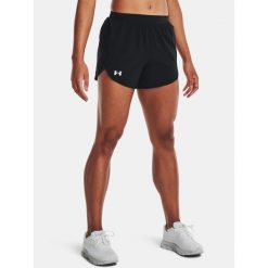 Spodenki Damskie Under Armour Szorty Treningowe Szybkoschnące. Czarne szorty sportowe Under Armour, bez wzorów, do biegania. Za 144.25 zł.
