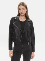Marc Aurel Kurtka z imitacji skóry 3810 2021 93263 Czarny Slim Fit. Czarne kurtki Marc Aurel, bez wzorów, ze skóry, bez kaptura. Za 639.99 zł.