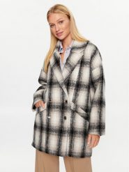 Morgan Płaszcz przejściowy GFOLIA Beżowy Relaxed Fit. Brązowe płaszcze Morgan, bez wzorów, z syntetyku, bez kaptura. Za 519.99 zł.