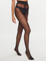 Pinko Rajstopy Damskie 102636 A1G4 Czarny. Czarne rajstopy Pinko, bez wzorów, z materiału. Za 179.99 zł.