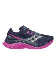 Saucony Buty "Endorphin Speed 4" w kolorze granatowo-różowym do biegania rozmiar: 38. Niebieskie buty do biegania Saucony, bez wzorów, bez zapięcia, do biegania. Za 550.36 zł.