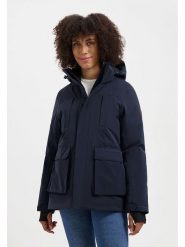 TRAVELIN' Kurtka przejściowa "Thyra" w kolorze granatowym rozmiar: L. Niebieskie kurtki Travelin', l, bez wzorów, bez kaptura. Za 478.99 zł.