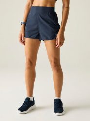 Dare 2b Szorty funkcyjne "Off Trail" w kolorze granatowym rozmiar: 34. Niebieskie szorty sportowe Dare 2b, bez wzorów, outdoorowe. Za 78.84 zł.