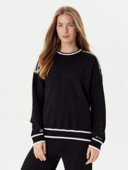 Liu Jo Sweter TF5230 MS59L Czarny Regular Fit. Czarne swetry Liu Jo, l, bez wzorów, z wiskozy, bez ramiączek. Za 469.99 zł.