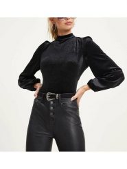 Milan Kiss Bluzka w kolorze czarnym rozmiar: XL. Czarne bluzki Milan Kiss, xl, bez wzorów, bez kołnierzyka, bez ramiączek. Za 113.99 zł.